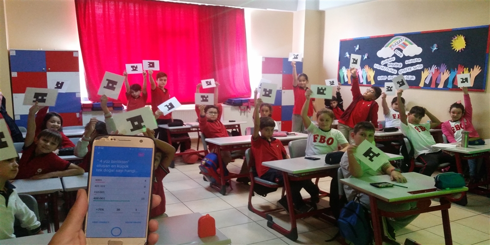 Matematik Dersinde Plickers Uygulamasıyla Soru Çözümü 